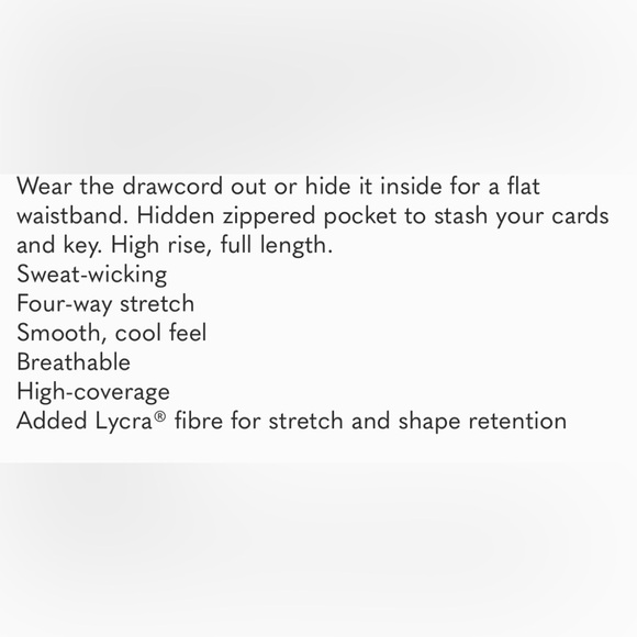 Lululemon 7/8 High Rise Pant - Picture 5 of 5